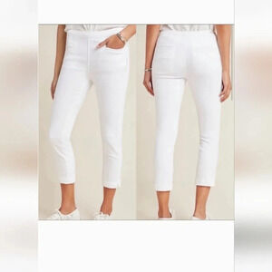 Anthropologie Pilcro and the letterpress white slim denim leggings 25